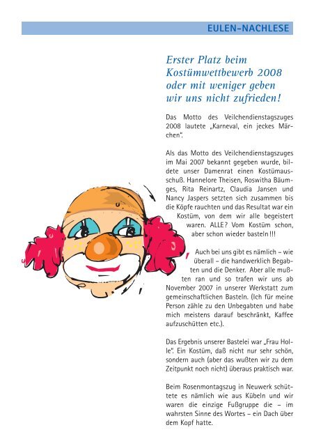 Neuwerker Narren Nachrichten 2009 - festheft.de