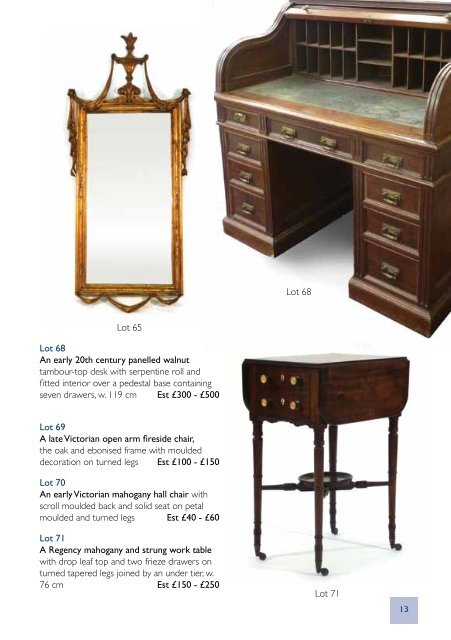 Antique Furniture & Collectors' Items Jewellery ... - W&H Peacock