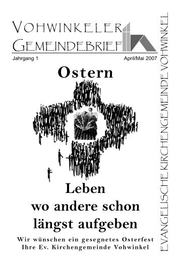 Ostern - Evangelische Kirchengemeinde Vohwinkel