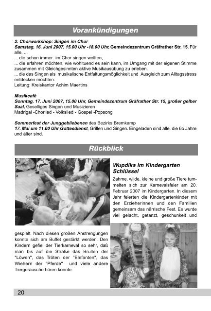 Ostern - Evangelische Kirchengemeinde Vohwinkel