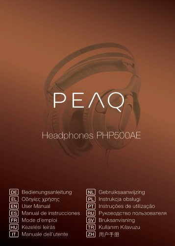 Headphones PHP500AE - PEAQ