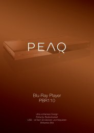 Blu-Ray Player PBR110 - PEAQ