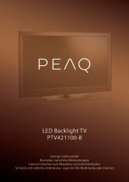 LED Backlight TV PTV421100-B - PEAQ