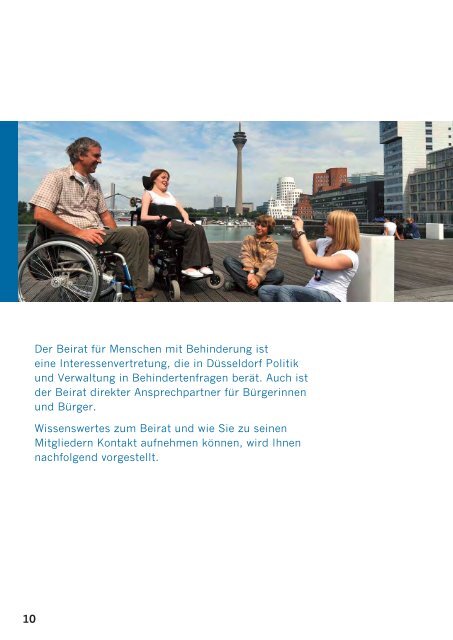 (PDF) Wegweiser für Menschen mit Behinderung - Stadt Düsseldorf