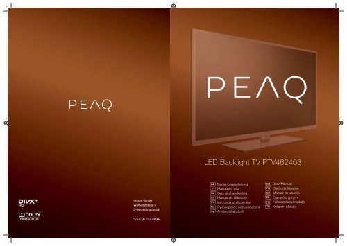 LED Backlight TV PTV462403 - PEAQ