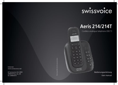 Aeris 214/214T - Swissvoice.net