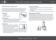 2in1-Leuchte: Nachtlicht und Taschenlampe ... - Pearl