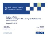 download presentation - Pearl Meyer & Partners