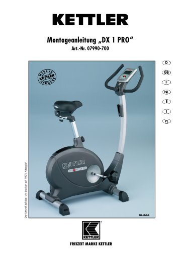 Montageanleitung „DX 1 PRO“ Art. - Fahrrad Kaiser GmbH