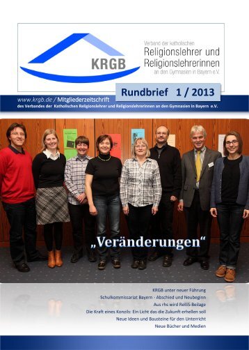 KRGB Rundbrief 2013 / 1