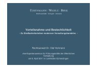 III. Problematiken 3. Unrechtsvereinbarung - Eisenmann Wahle Birk ...