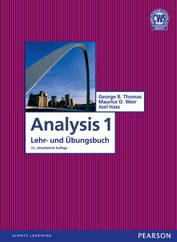 Analysis 1 (Inhaltsverzeichnis)