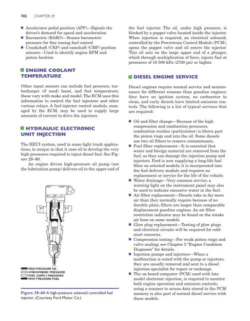 Gasoline and Diesel Fuel Injection: Operation ... - Pearson Canada