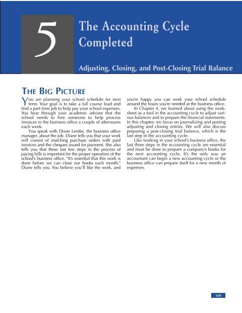 Chapter 5 The Accounting Cycle Completed Chapter 5 The Accounting Cycle Completed