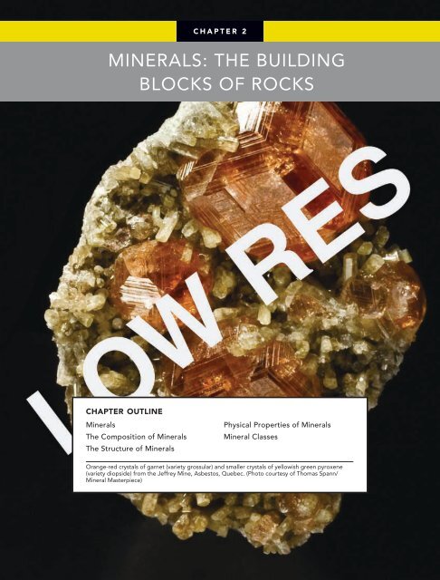 MINERALS: THE BUILDING BLOCKS OF ROCKS - Pearson Canada