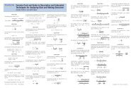 Formula Card and Guide to Descriptive and ... - Pearson Canada