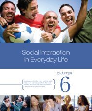 Chapter 6 - Social Interaction in Everyday Life - Pearson Canada