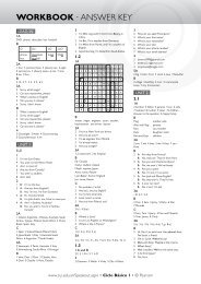 WORKBOOK Â· ANSWER KEY - Pearson ELT