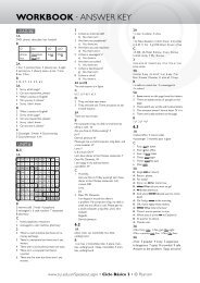 WORKBOOK Â· ANSWER KEY - Pearson ELT