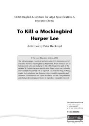 To Kill a Mockingbird - Pearson Schools