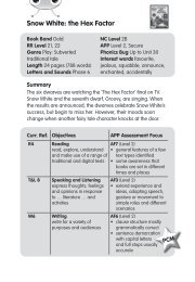 Snow White: the Hex Factor - Pearson Schools