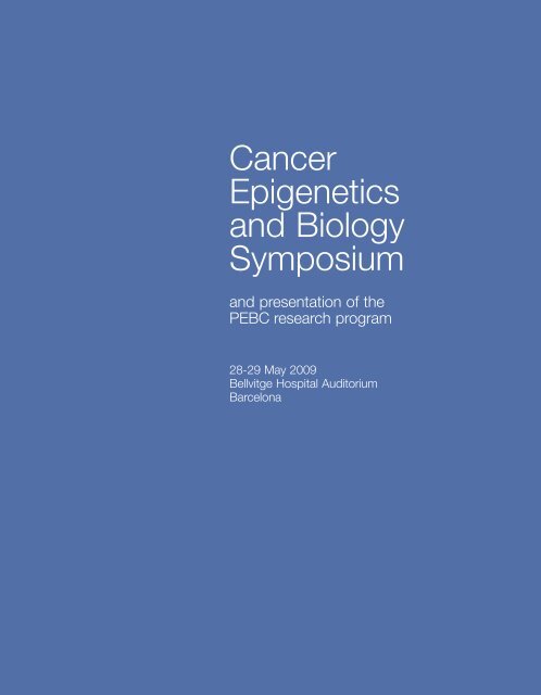 PEBC Report - Programa de EpigenÃ©tica y BiologÃ­a del CÃ¡ncer