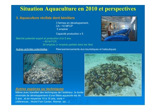 Resume Situation Aquaculture Polynesie 2010