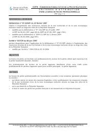 licence de pêche professionnelle