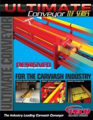 Ultimate Conveyor Small - PECO Car Wash Systems