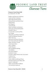 Charnews Farm Honor Roll - Peconic Land Trust
