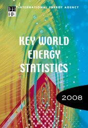 KEY WORLD ENERGY STATISTICS