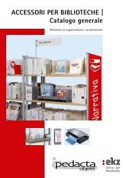 ACCESSORI PER BIBLIOTECHE | Catalogo generale - Pedacta