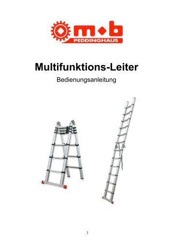 Multifunktions-Leiter - Peddinghaus