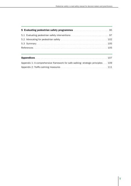 Pedestrian safety - Global Road Safety Partnership