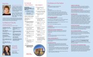 View Conference Brochure - Department of Pediatrics - University of ...