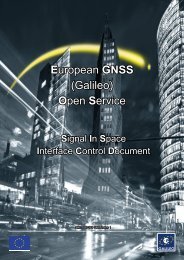 (Galileo) Open Service Signal In Space Interface Control Document