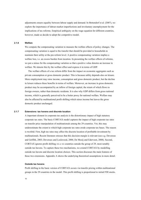 The economic effects of EU-reforms in corporate income tax systems