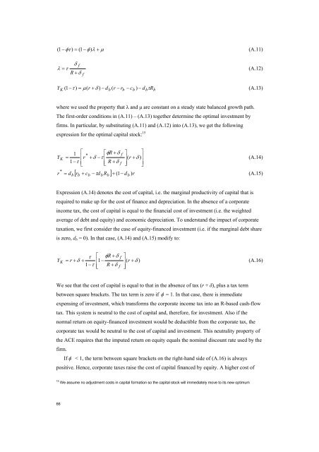 The economic effects of EU-reforms in corporate income tax systems