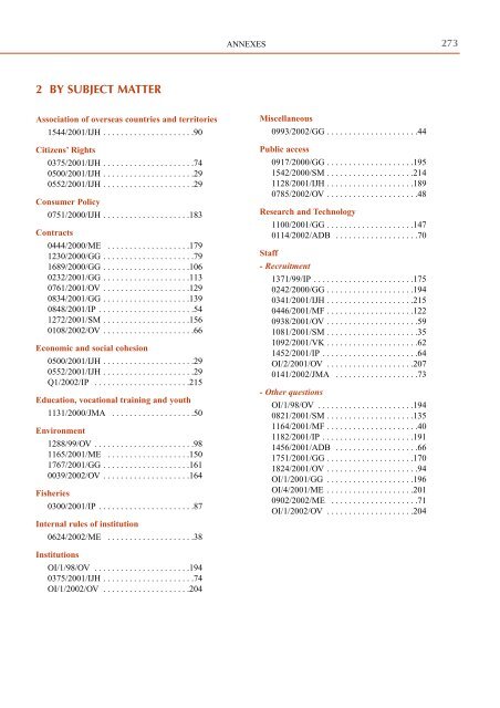 Annual report 2002 - EOI