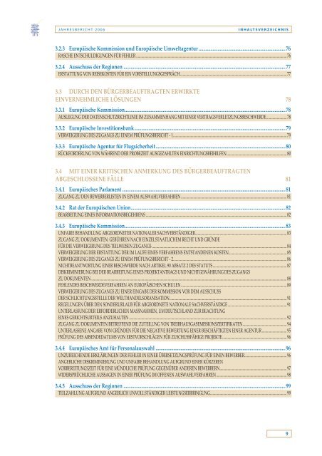 Jahresbericht 2006 - EOI