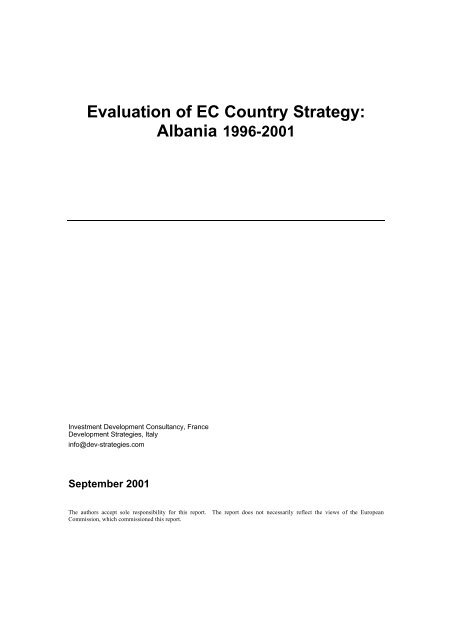 Final Report - European Commission - Europa