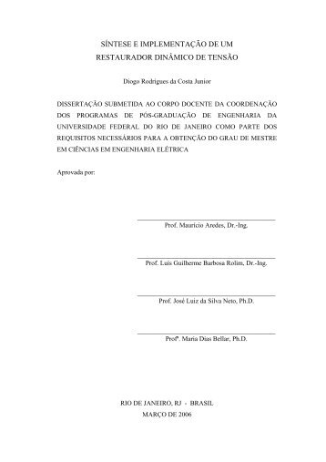 + v - Programa de Engenharia ElÃ©trica - UFRJ