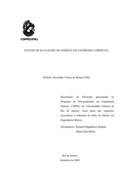 ESTUDO DE QUALIDADE DE ENERGIA EM UM PRÃDIO ...