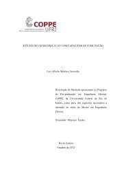 ESTUDO DE UM SISTEMA CCAT COM CAPACITOR DE ...