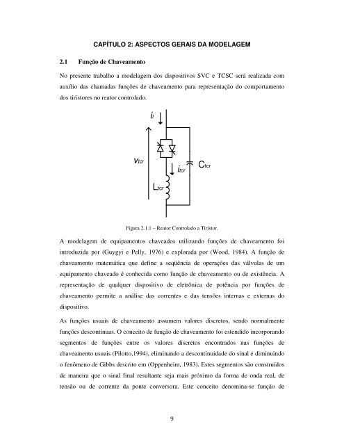 MODELAGEM TENSORIAL DE SVC E TCSC NO DOMÃNIO s PARA ...