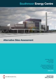 Alternative Sites Assessment - peel.co.uk