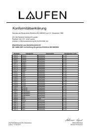 Konformitätserklärung - Laufen