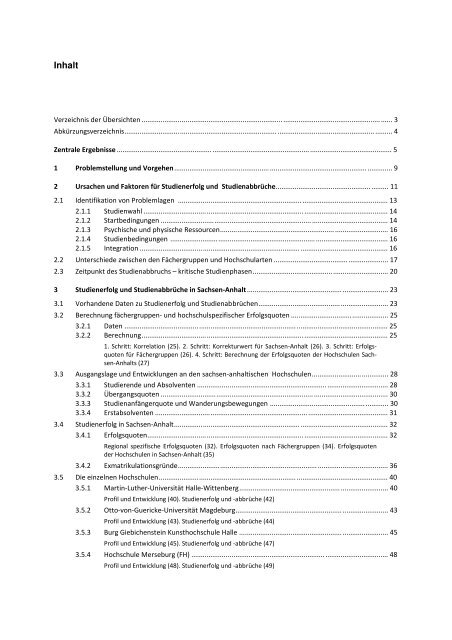 Studieren mit und ohne Abschluss. Studienerfolg ... - Peer Pasternack