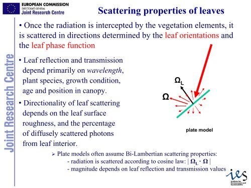 Vegetation Radiative Transfer Modelling (Nadine Gobron) - PEER