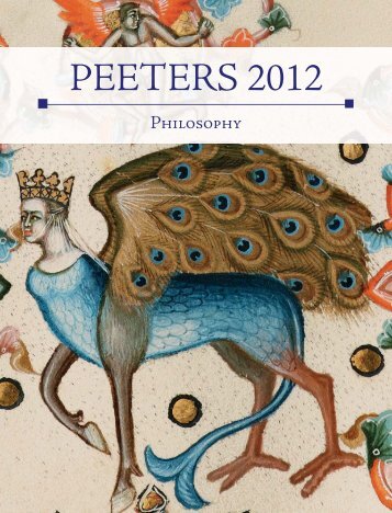 Philosophy 2012 - Peeters